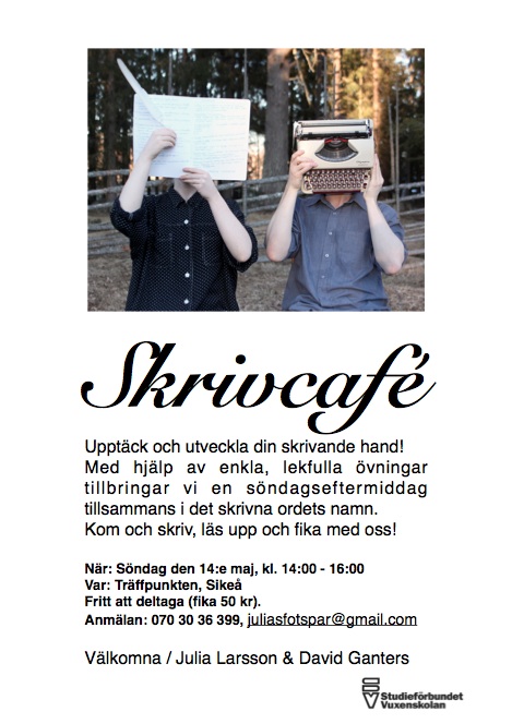 Skrivcafe 14 maj